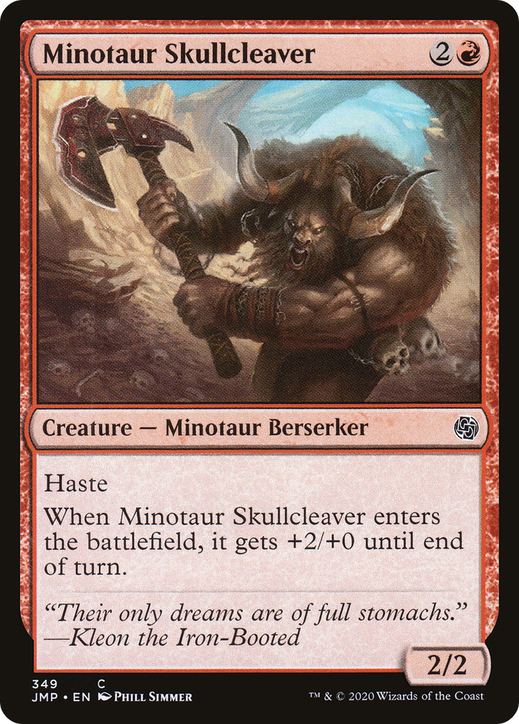 Minotaur Skullcleaver (349) [Jumpstart] - Deck Out Gaming