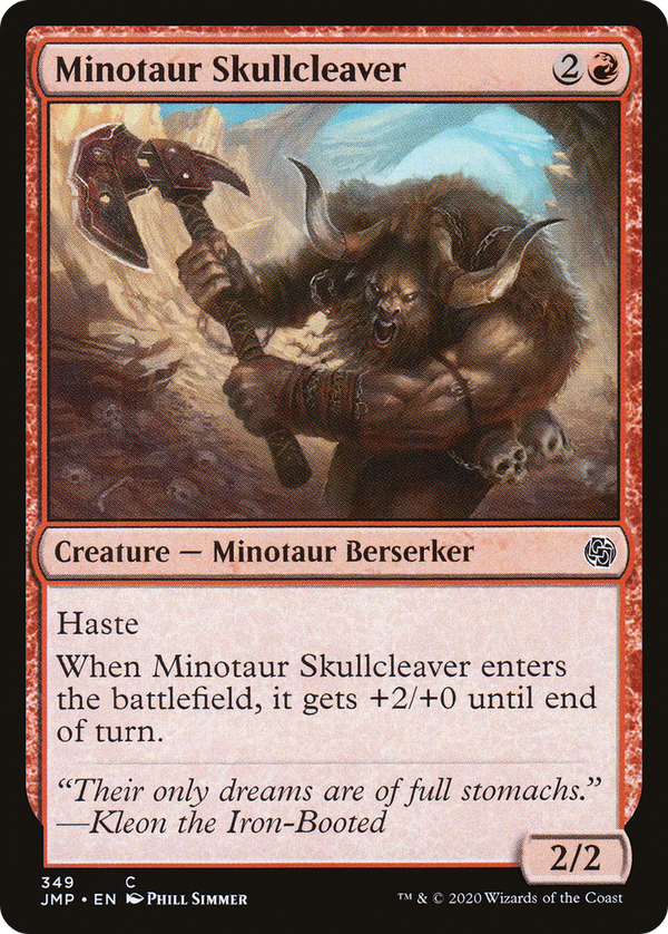 Minotaur Skullcleaver (349) [Jumpstart] - Deck Out Gaming