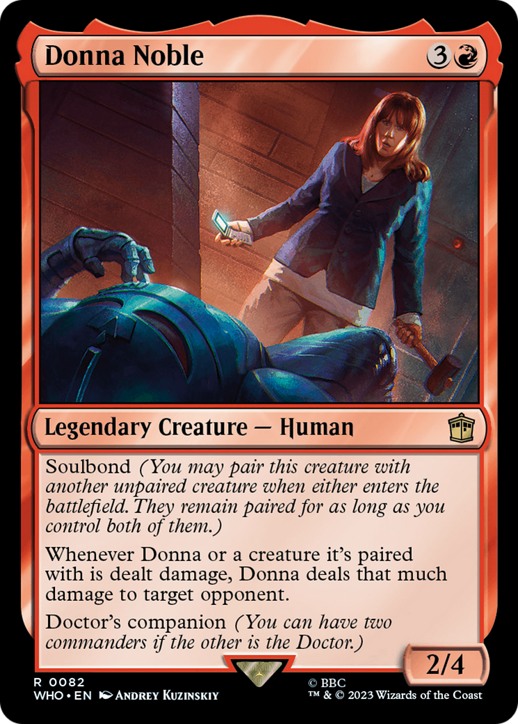 Donna Noble (82) [Doctor Who] foil - Deck Out Gaming