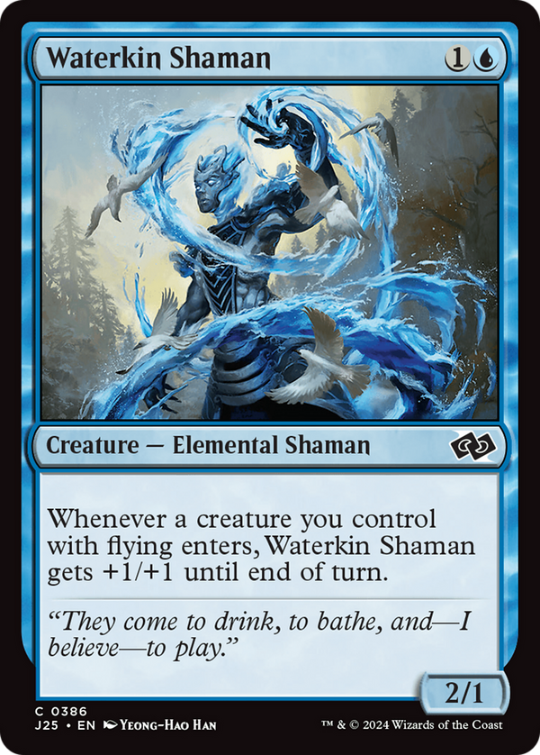Waterkin Shaman (386) [Foundations Jumpstart] - Deck Out Gaming