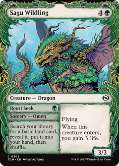 Sagu Wildling (Showcase) (306) [Tarkir: Dragonstorm] - Deck Out Gaming