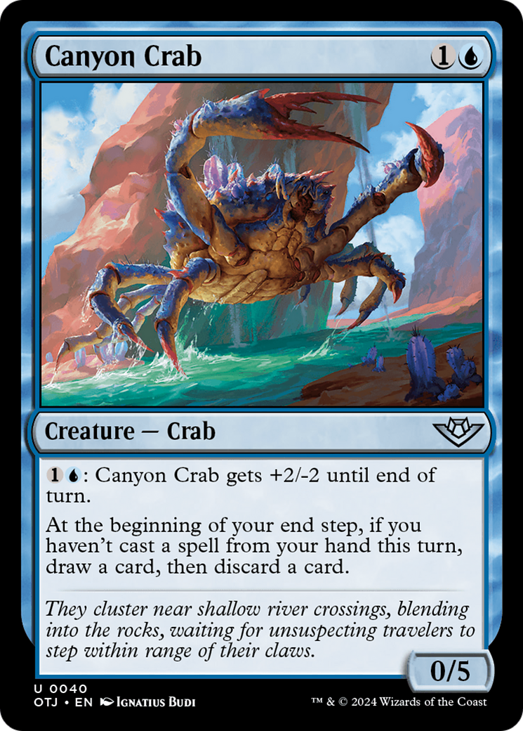 Canyon Crab (40) [Outlaws of Thunder Junction] - Deck Out Gaming