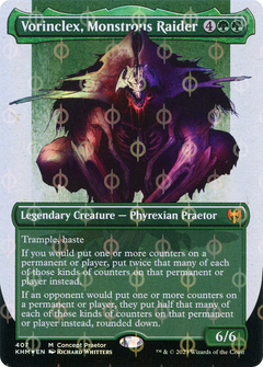 Vorinclex, Monstrous Raider (Concept Praetor) (Step-and-Compleat Foil) (407) [Phyrexia: All Will Be One] foil - Deck Out Gaming