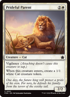 Prideful Parent (21) [Foundations] foil - Deck Out Gaming