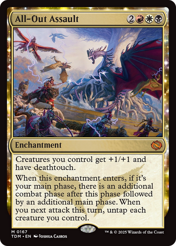 All-Out Assault (167) [Tarkir: Dragonstorm] foil - Deck Out Gaming