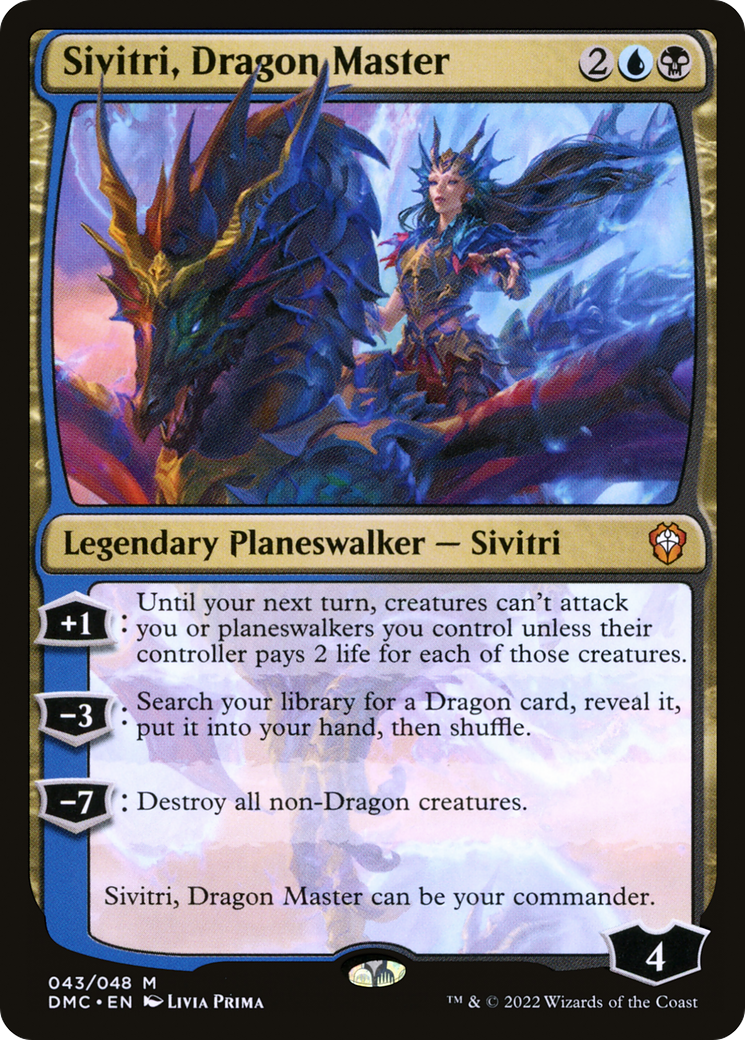 Sivitri, Dragon Master (43) [Dominaria United Commander] - Deck Out Gaming