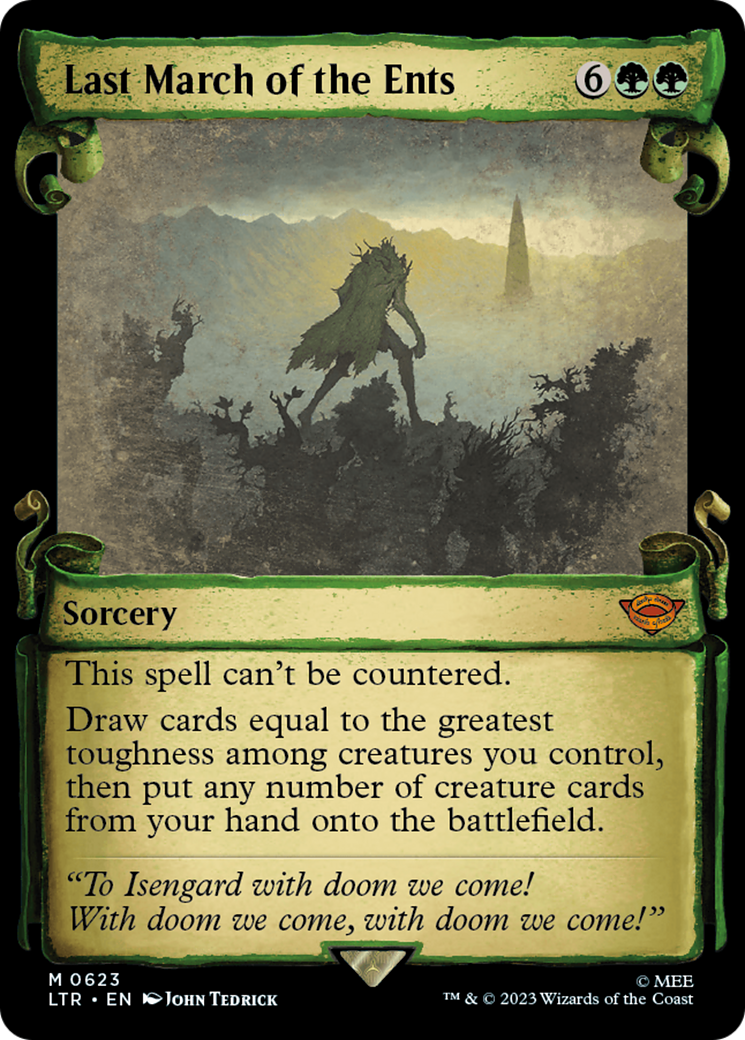 Last March of the Ents (Showcase Scrolls) (623) [The Lord of the Rings: Tales of Middle-earth] - Deck Out Gaming
