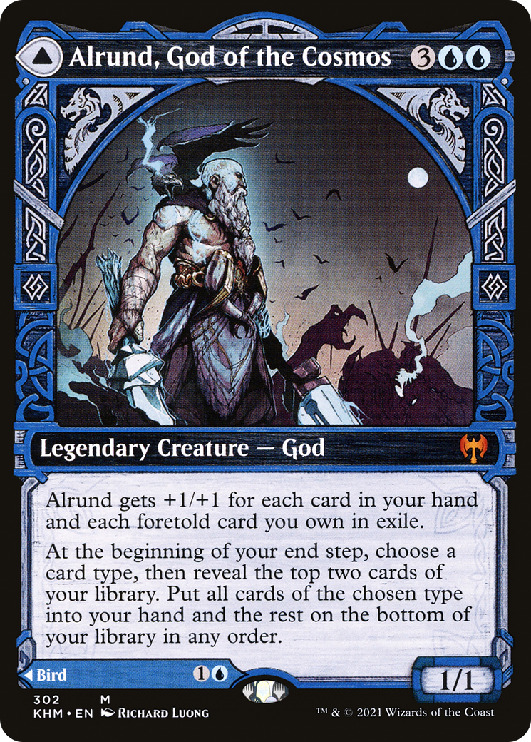 Alrund, God of the Cosmos (Showcase) (302) [Kaldheim] foil - Deck Out Gaming