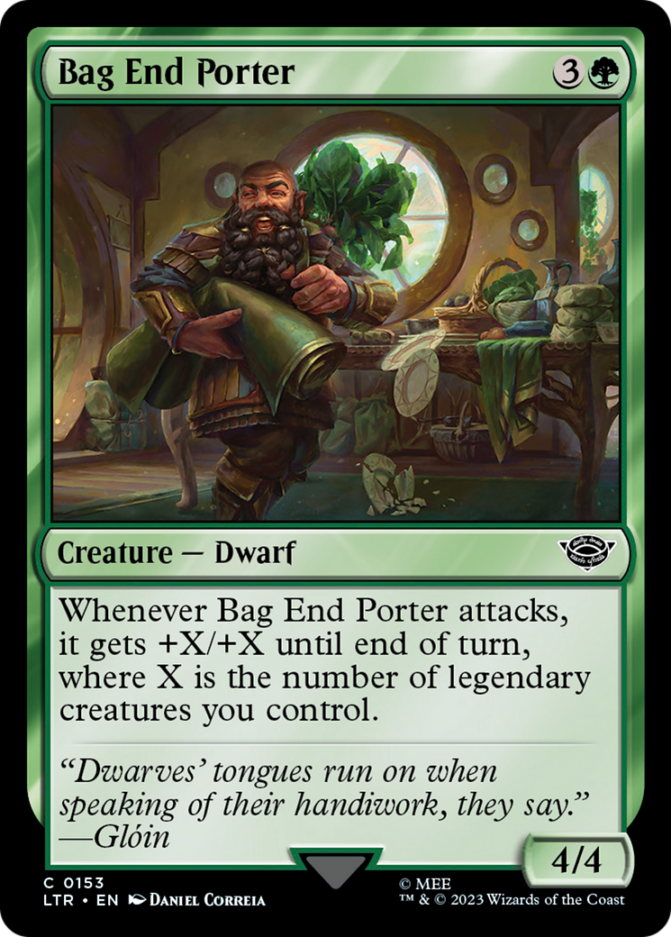 Bag End Porter (153) [The Lord of the Rings: Tales of Middle-earth] - Deck Out Gaming