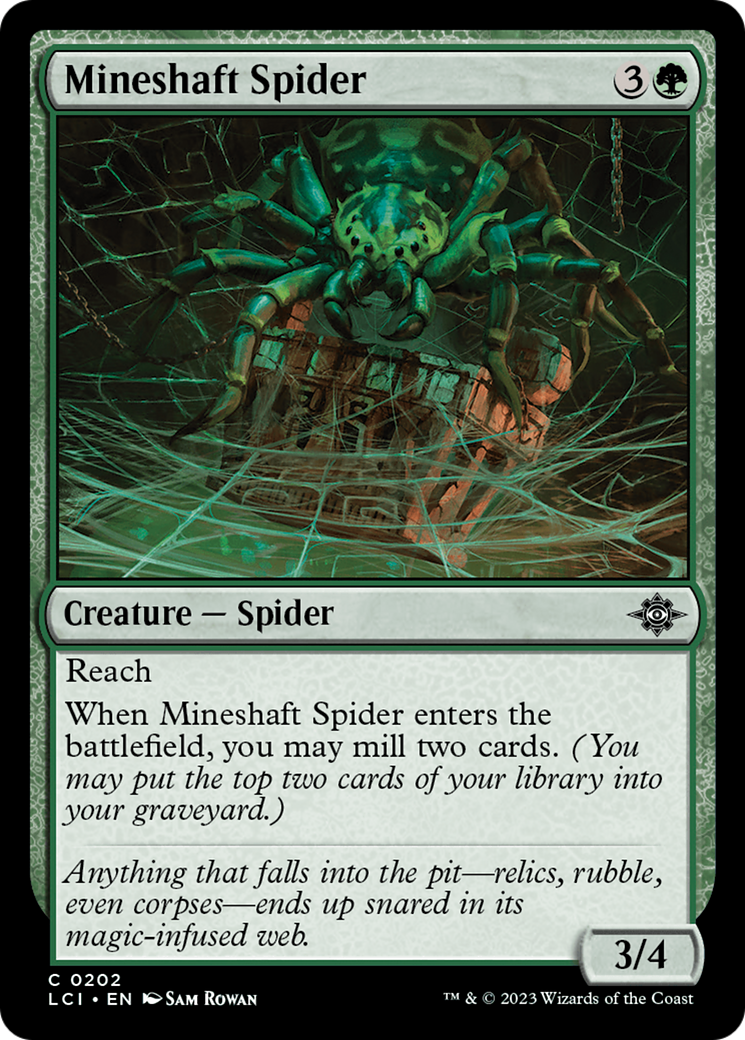 Mineshaft Spider (202) [The Lost Caverns of Ixalan] foil - Deck Out Gaming
