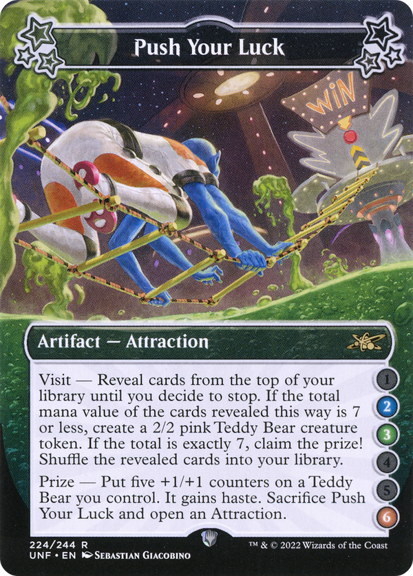 Push Your Luck (2-3-6) (224) [Unfinity] foil - Deck Out Gaming