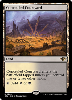 Concealed Courtyard (268) [Outlaws of Thunder Junction] - Deck Out Gaming