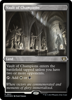 Vault of Champions (621) [Commander Masters] etched - Deck Out Gaming