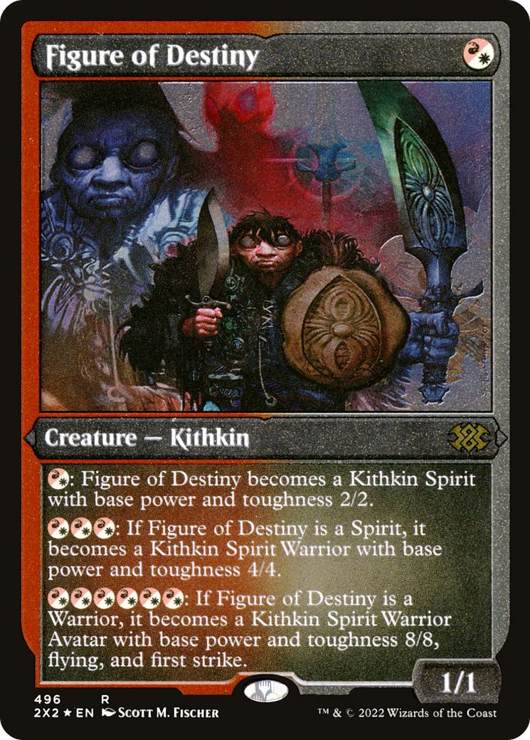 Figure of Destiny (Foil Etched) (496) [Double Masters 2022] foil - Deck Out Gaming