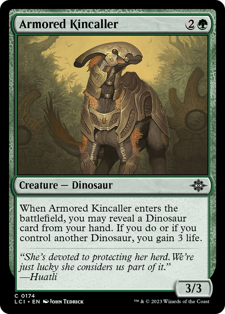 Armored Kincaller (174) [The Lost Caverns of Ixalan] - Deck Out Gaming