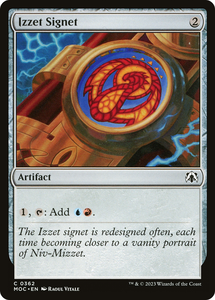 Izzet Signet (362) [March of the Machine Commander] - Deck Out Gaming