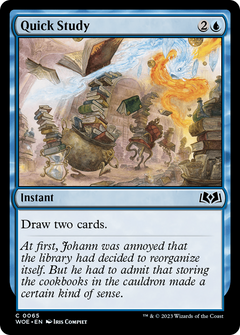 Quick Study (65) [Wilds of Eldraine] foil - Deck Out Gaming