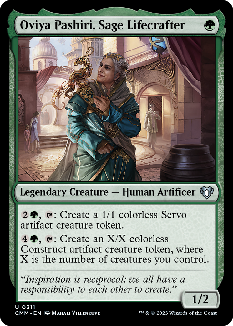 Oviya Pashiri, Sage Lifecrafter (311) [Commander Masters] - Deck Out Gaming