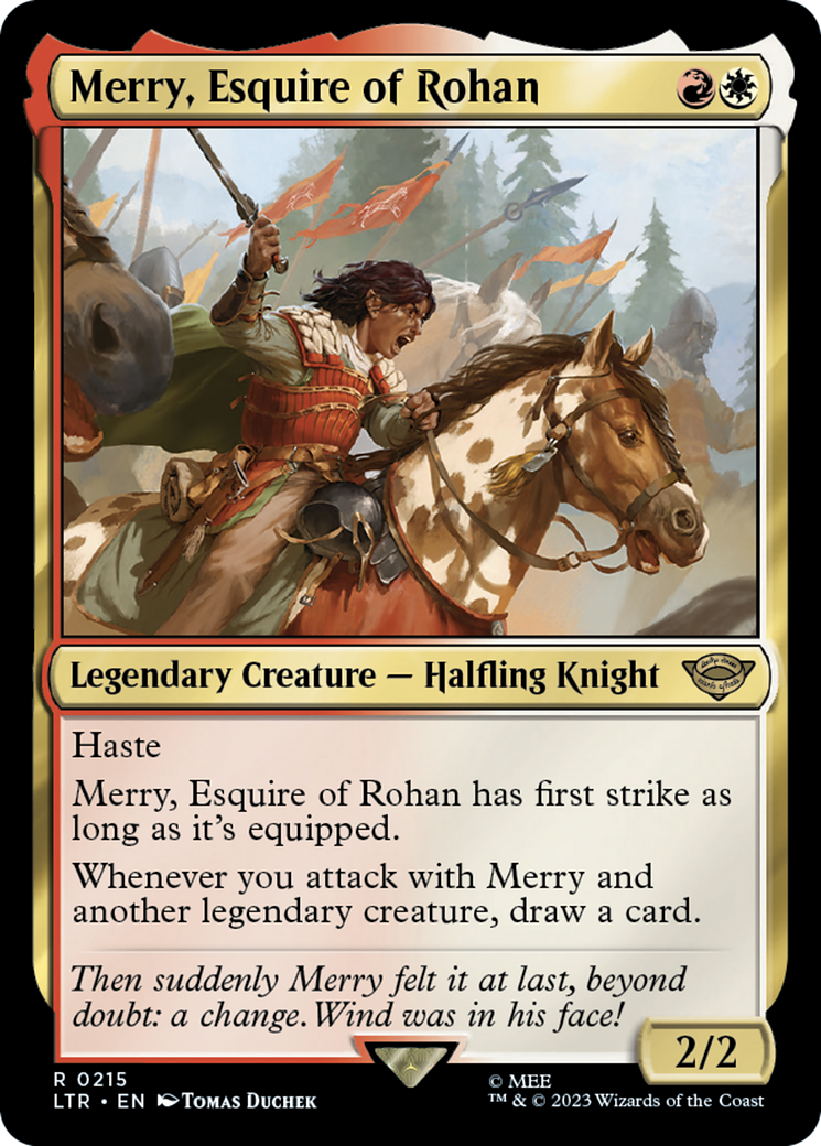 Merry, Esquire of Rohan (215) [The Lord of the Rings: Tales of Middle-earth] - Deck Out Gaming