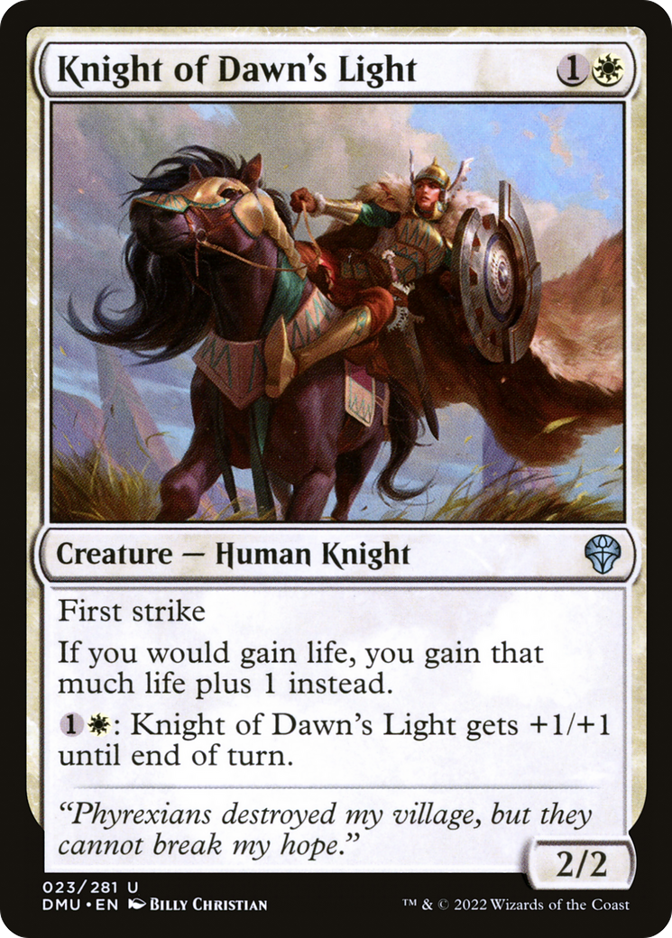 Knight of Dawn's Light (23) [Dominaria United] - Deck Out Gaming