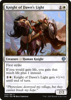Knight of Dawn's Light (23) [Dominaria United] - Deck Out Gaming