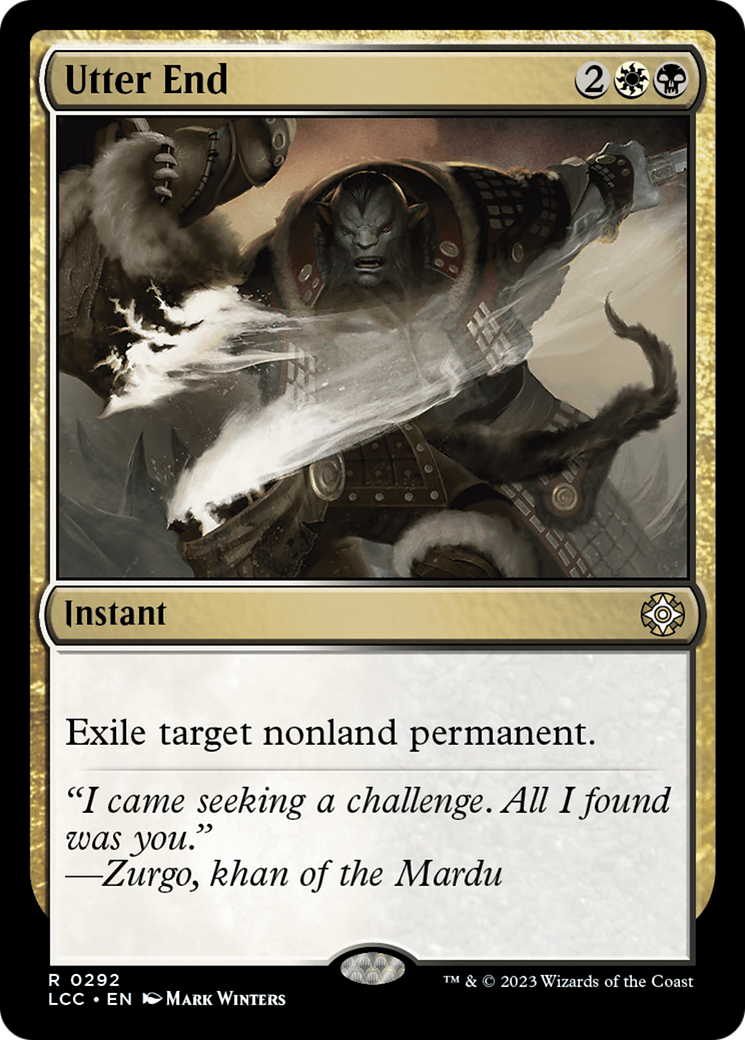 Utter End (292) [The Lost Caverns of Ixalan Commander] - Deck Out Gaming