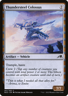 Thundersteel Colossus (261) [Kamigawa: Neon Dynasty] - Deck Out Gaming