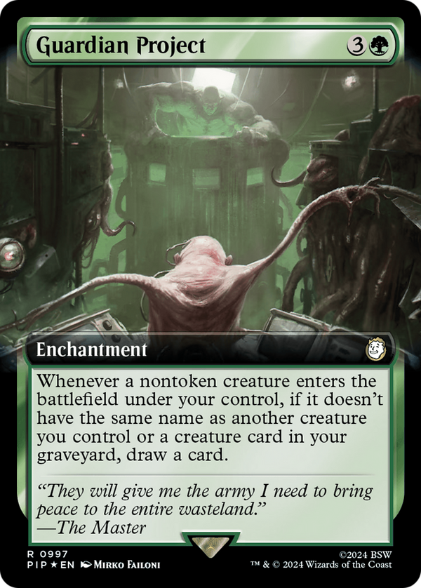 Guardian Project (Extended Art) (Surge Foil) (997) [Fallout] foil - Deck Out Gaming