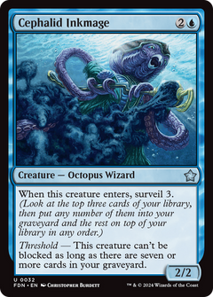 Cephalid Inkmage (32) [Foundations] foil - Deck Out Gaming