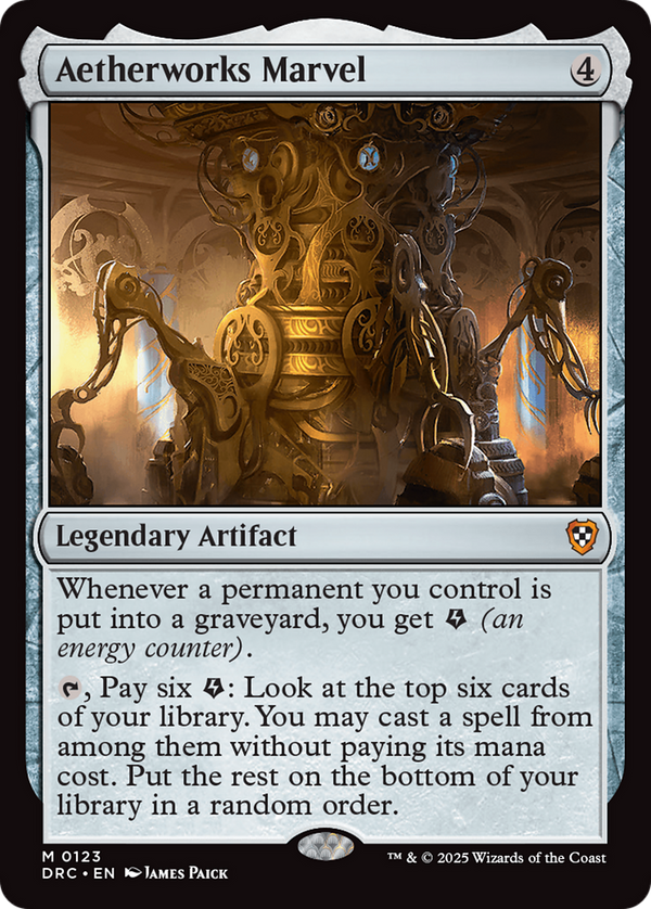 Aetherworks Marvel (123) [Commander: Aetherdrift] - Deck Out Gaming