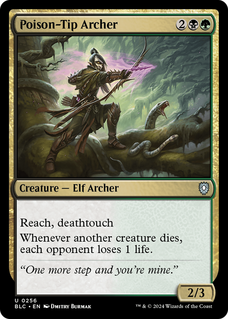 Poison-Tip Archer (256) [Bloomburrow Commander] - Deck Out Gaming
