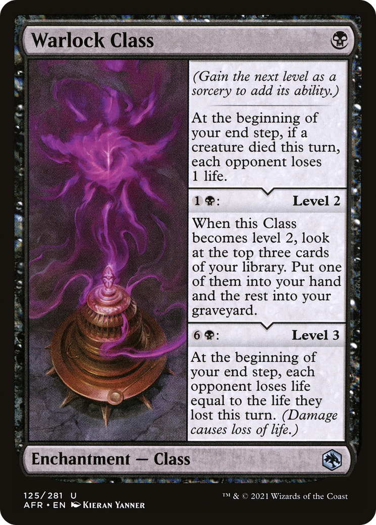Warlock Class (125) [Adventures in the Forgotten Realms] foil - Deck Out Gaming