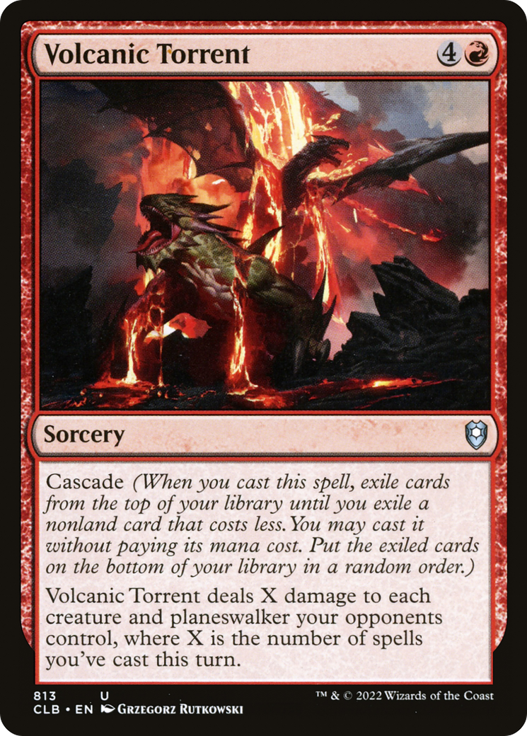 Volcanic Torrent (813) [Commander Legends: Battle for Baldur's Gate] - Deck Out Gaming
