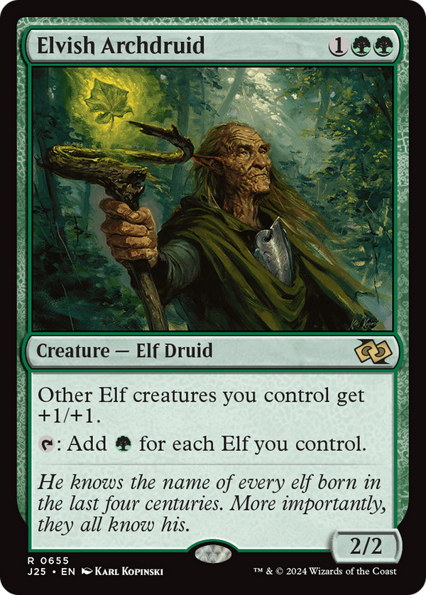 Elvish Archdruid (655) [Foundations Jumpstart] - Deck Out Gaming