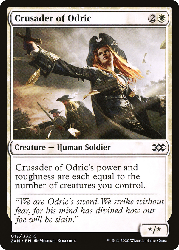 Crusader of Odric (13) [Double Masters] foil - Deck Out Gaming