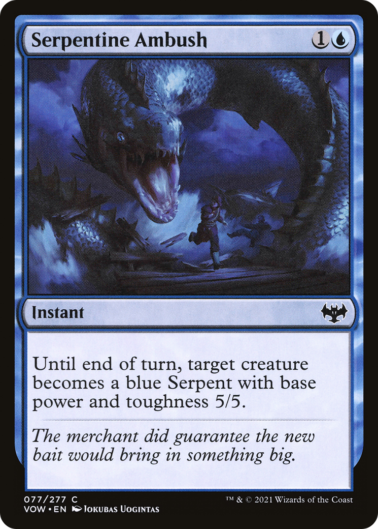 Serpentine Ambush (77) [Innistrad: Crimson Vow] - Deck Out Gaming