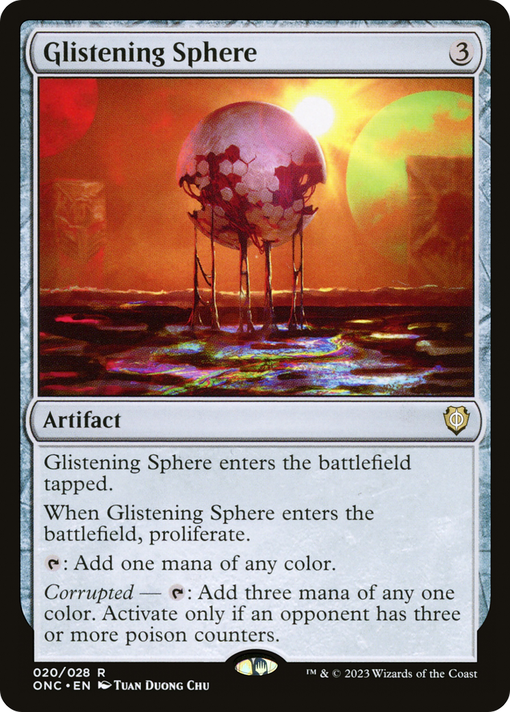 Glistening Sphere (20) [Commander: Phyrexia: All Will Be One] - Deck Out Gaming