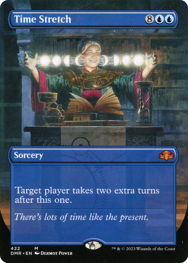Time Stretch (Borderless) (422) [Dominaria Remastered] foil - Deck Out Gaming