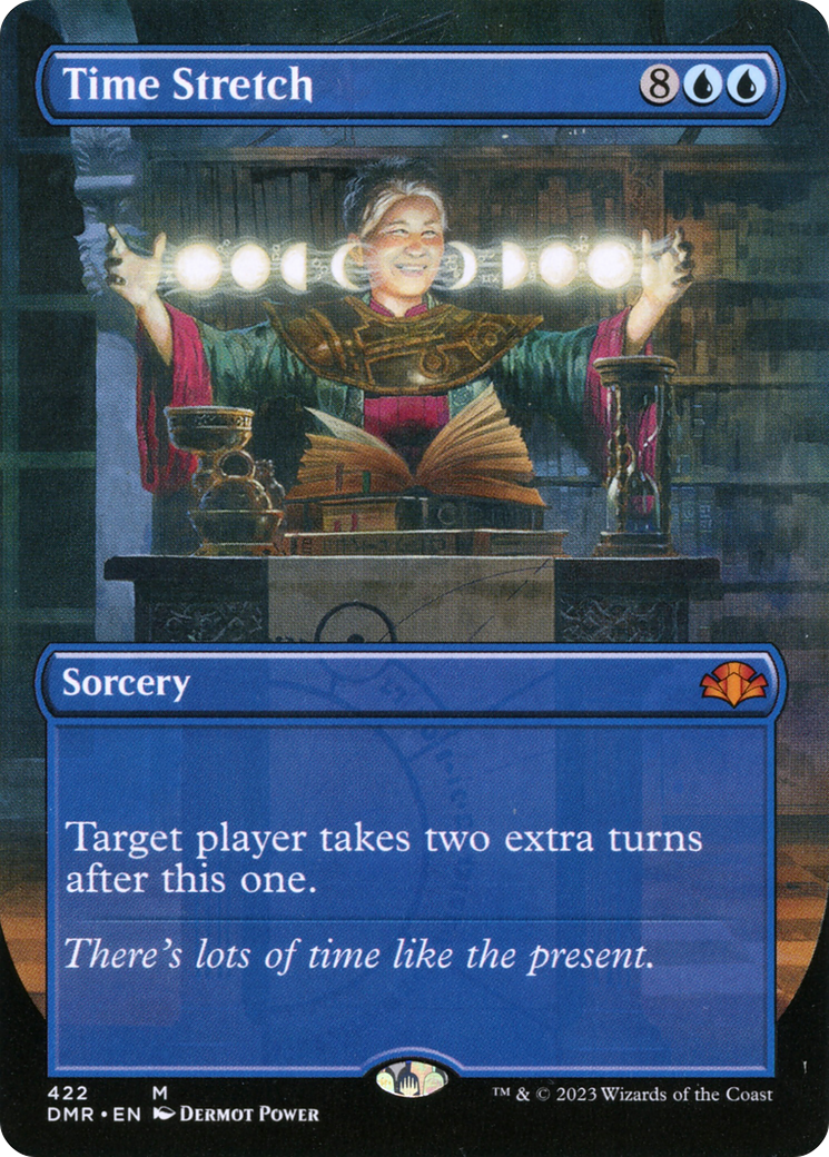Time Stretch (Borderless) (422) [Dominaria Remastered] foil - Deck Out Gaming