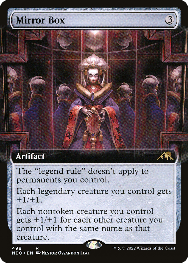 Mirror Box (Extended Art) (498) [Kamigawa: Neon Dynasty] - Deck Out Gaming