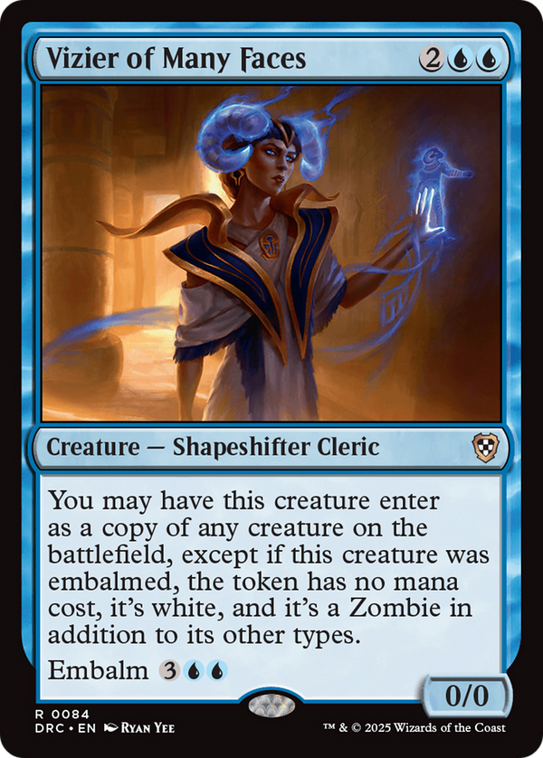 Vizier of Many Faces (84) [Commander: Aetherdrift] - Deck Out Gaming