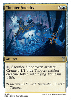 Thopter Foundry (White Border) (92) [Mystery Booster 2] - Deck Out Gaming