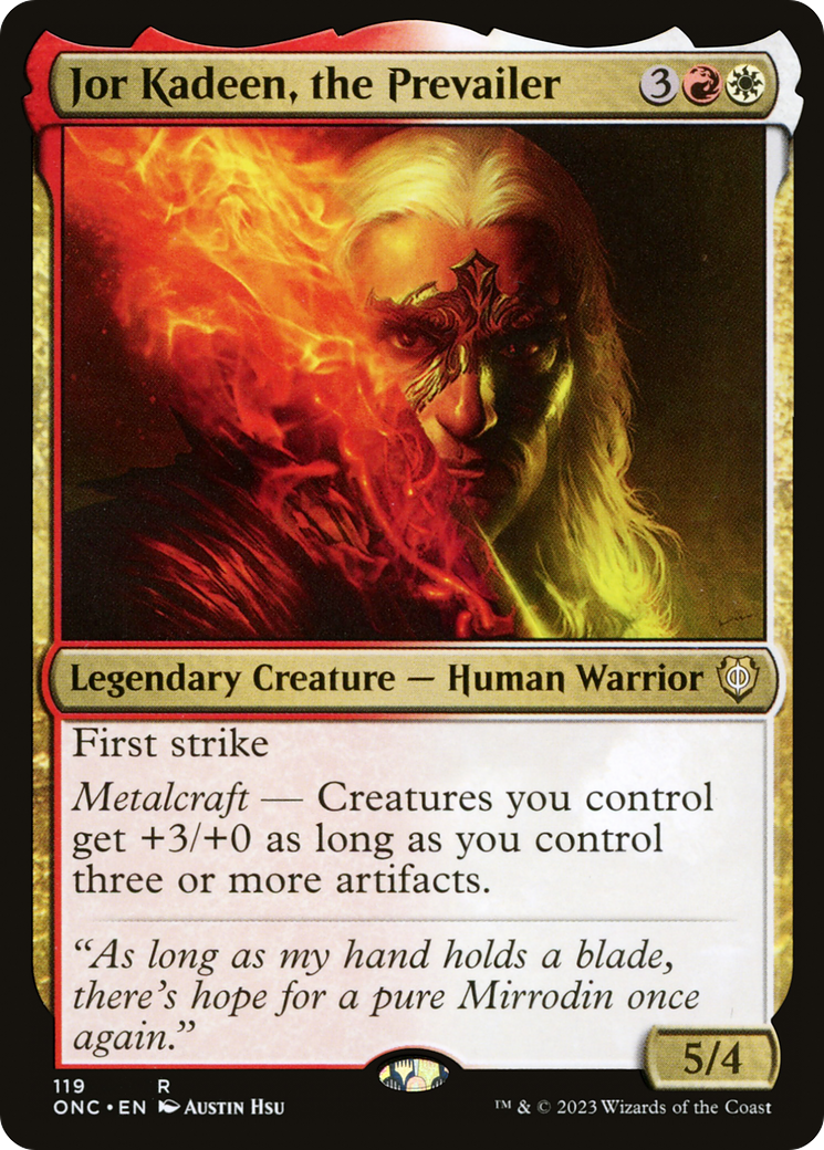 Jor Kadeen, the Prevailer (119) [Commander: Phyrexia: All Will Be One] - Deck Out Gaming