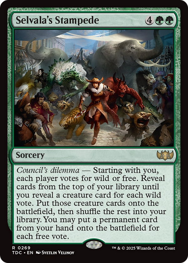 Selvala's Stampede (269) [Commander: Tarkir: Dragonstorm] - Deck Out Gaming