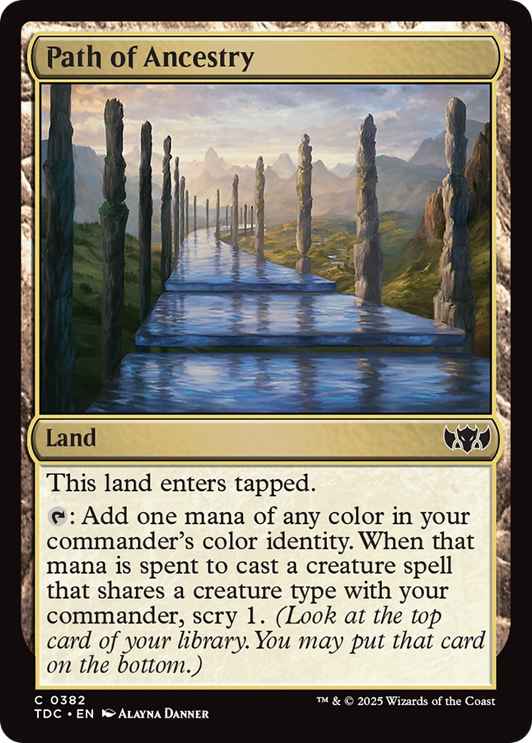 Path of Ancestry (382) [Commander: Tarkir: Dragonstorm] - Deck Out Gaming