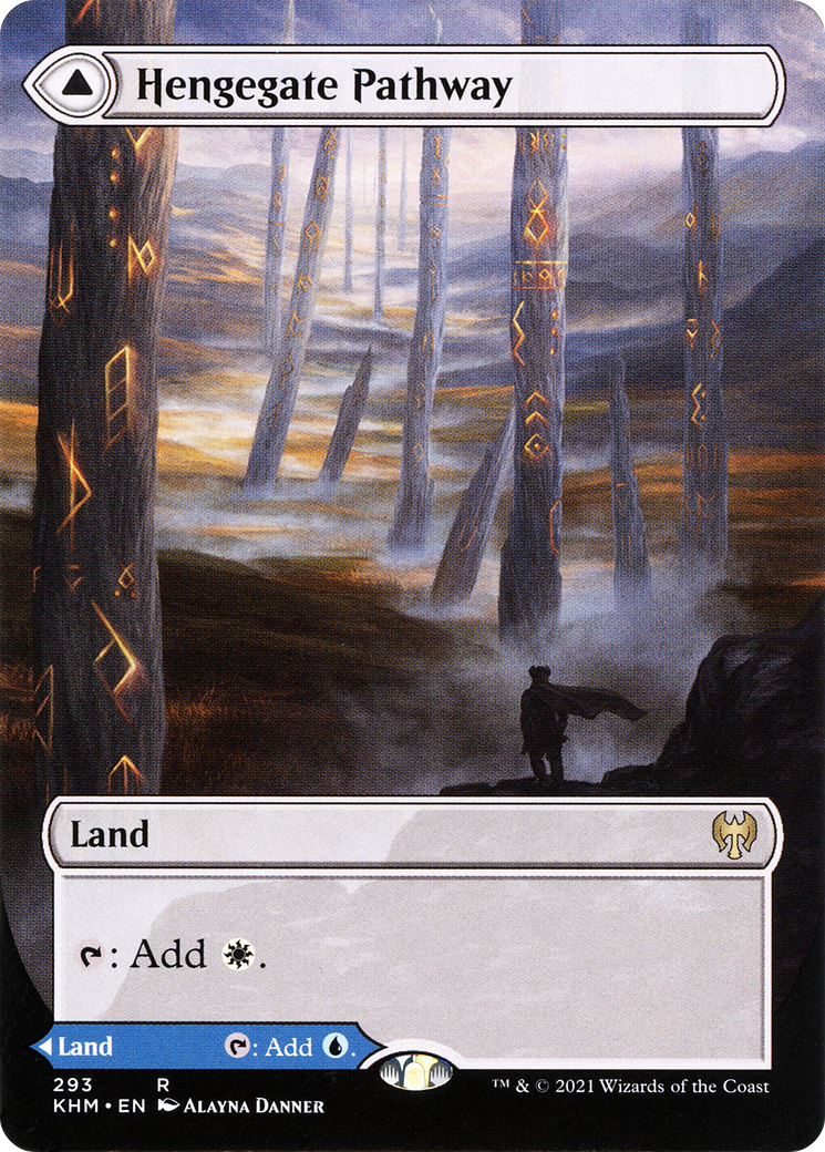 Hengegate Pathway (Borderless) (293) [Kaldheim] foil - Deck Out Gaming