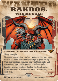 Rakdos, the Muscle (Showcase) (297) [Outlaws of Thunder Junction] foil - Deck Out Gaming
