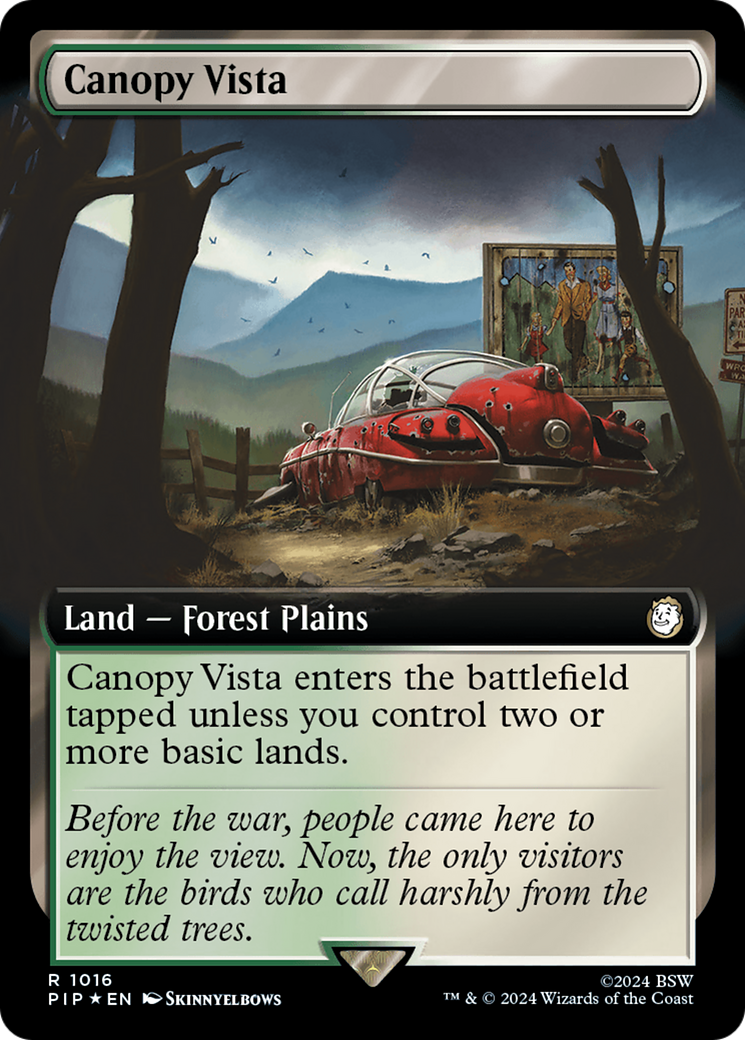 Canopy Vista (Extended Art) (Surge Foil) (1016) [Fallout] foil - Deck Out Gaming