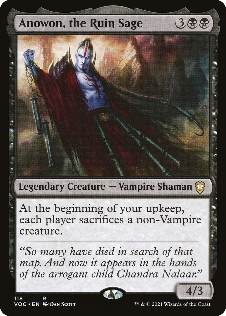 Anowon, the Ruin Sage (118) [Crimson Vow Commander] - Deck Out Gaming