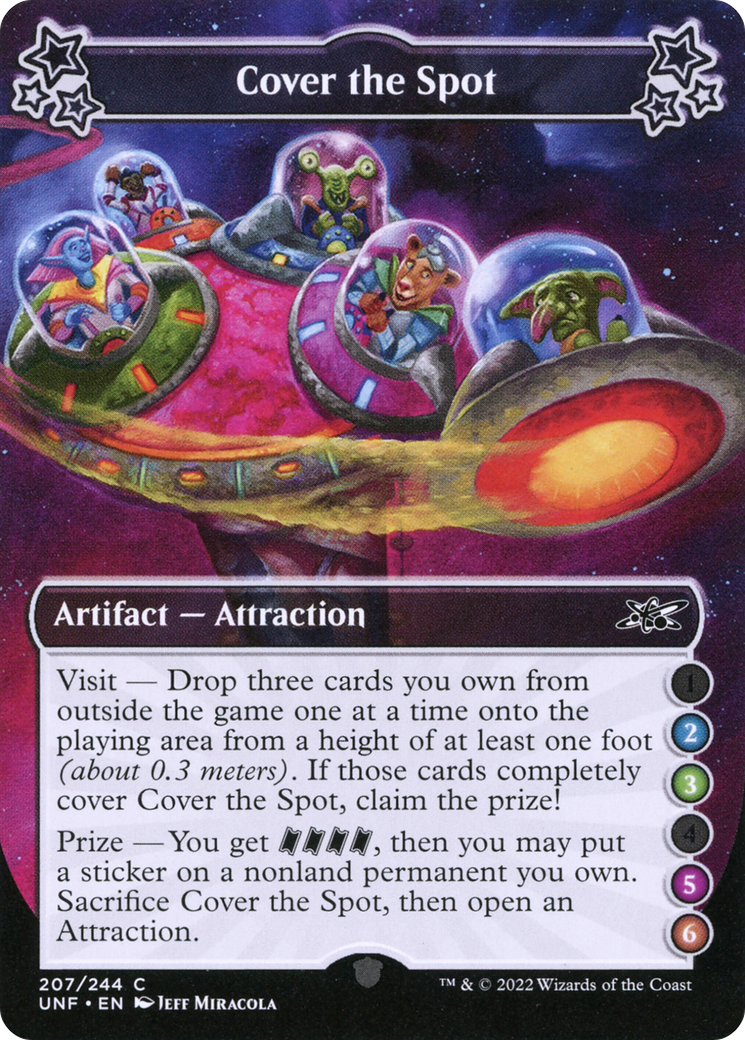 Cover the Spot (2-3-5-6) (207) [Unfinity] foil - Deck Out Gaming
